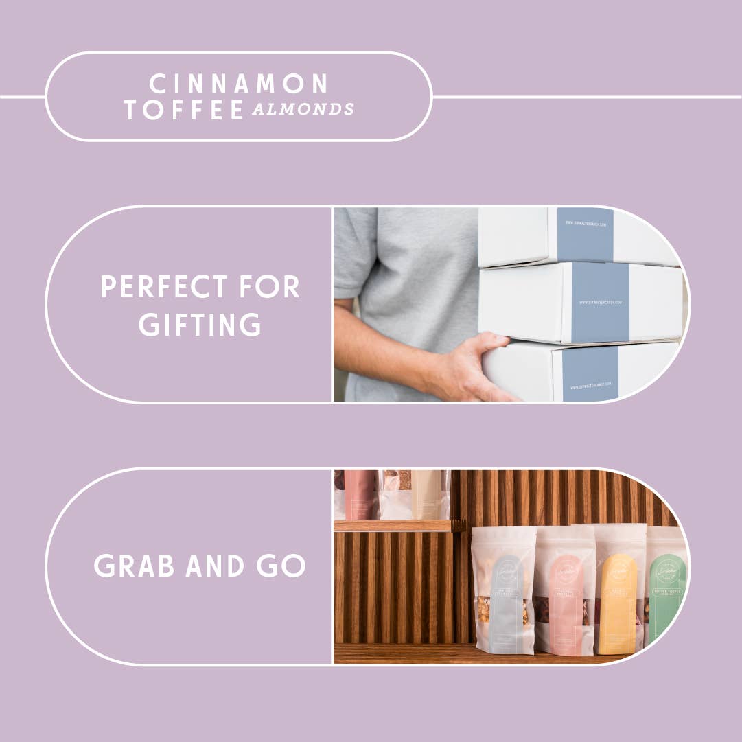 Hand Crafted Cinnamon Toffee Almonds