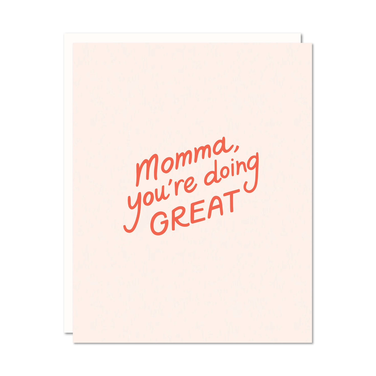 Momma - Encouragement Mother's Day New Mom Card