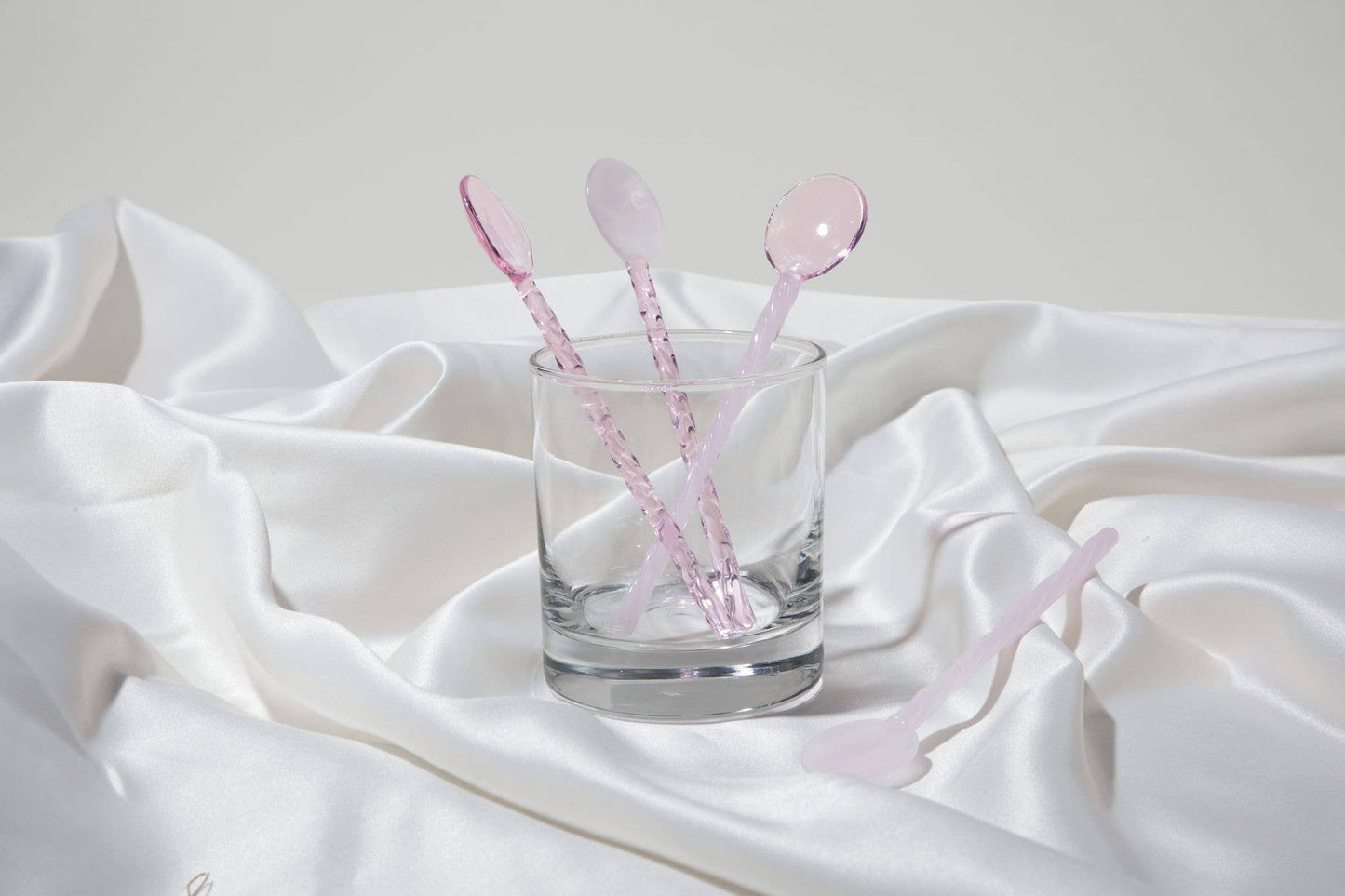 Glass Spoon Set x Pink Series