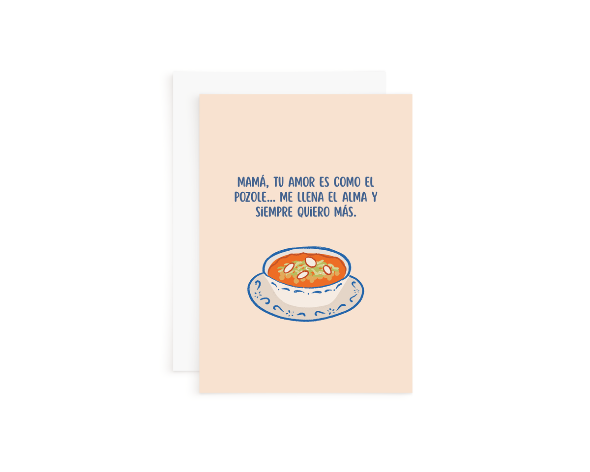 Mom Pozole Card