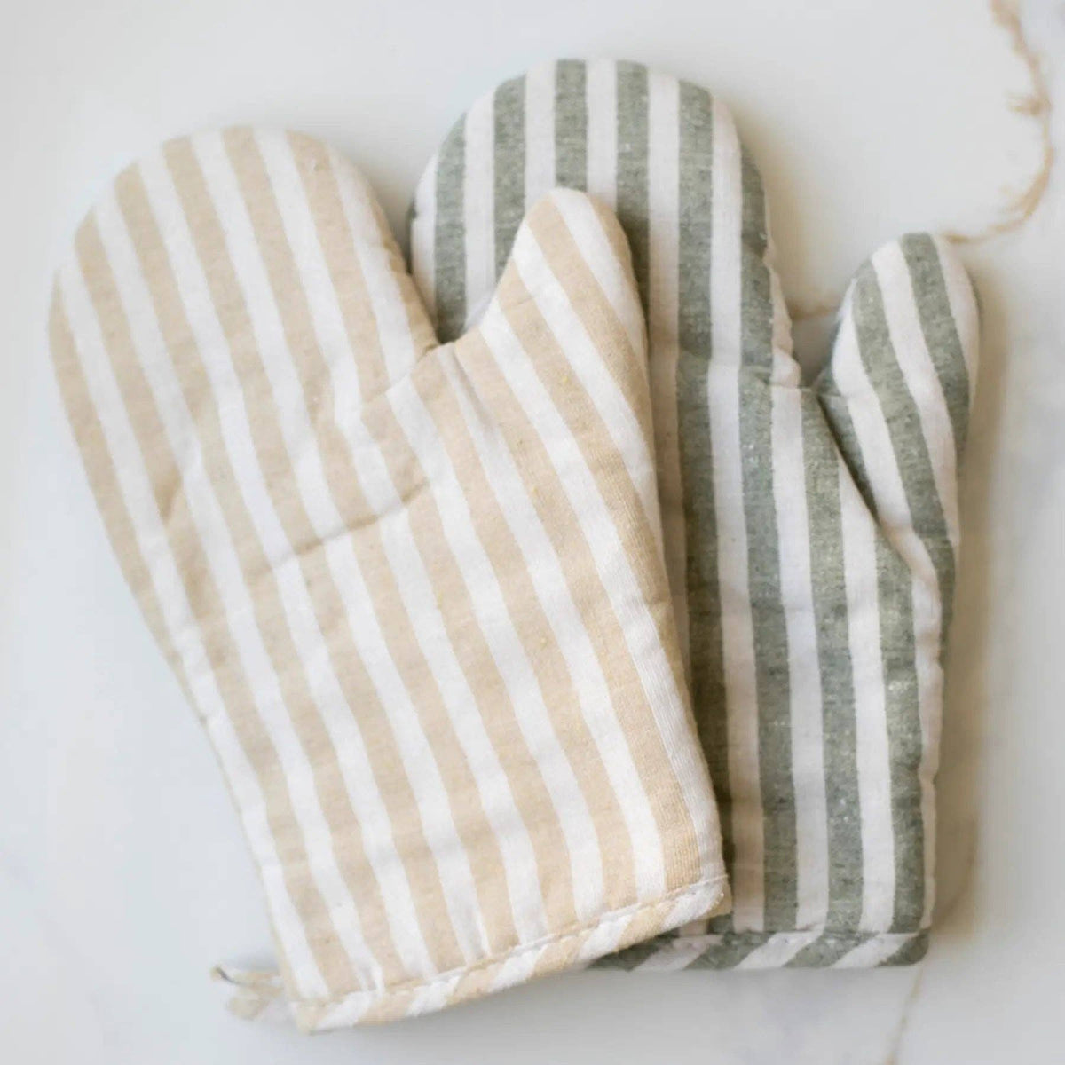 Stripe Oven Mitt