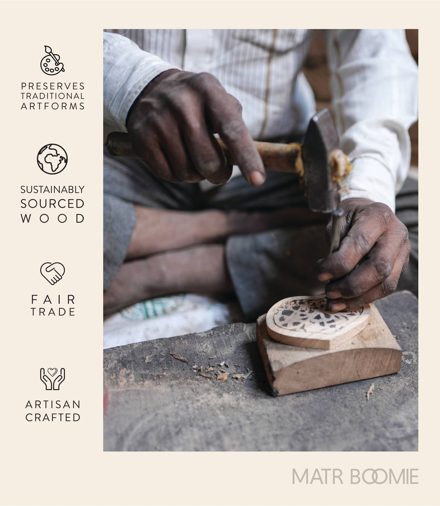 5 Dice Wood Box Set