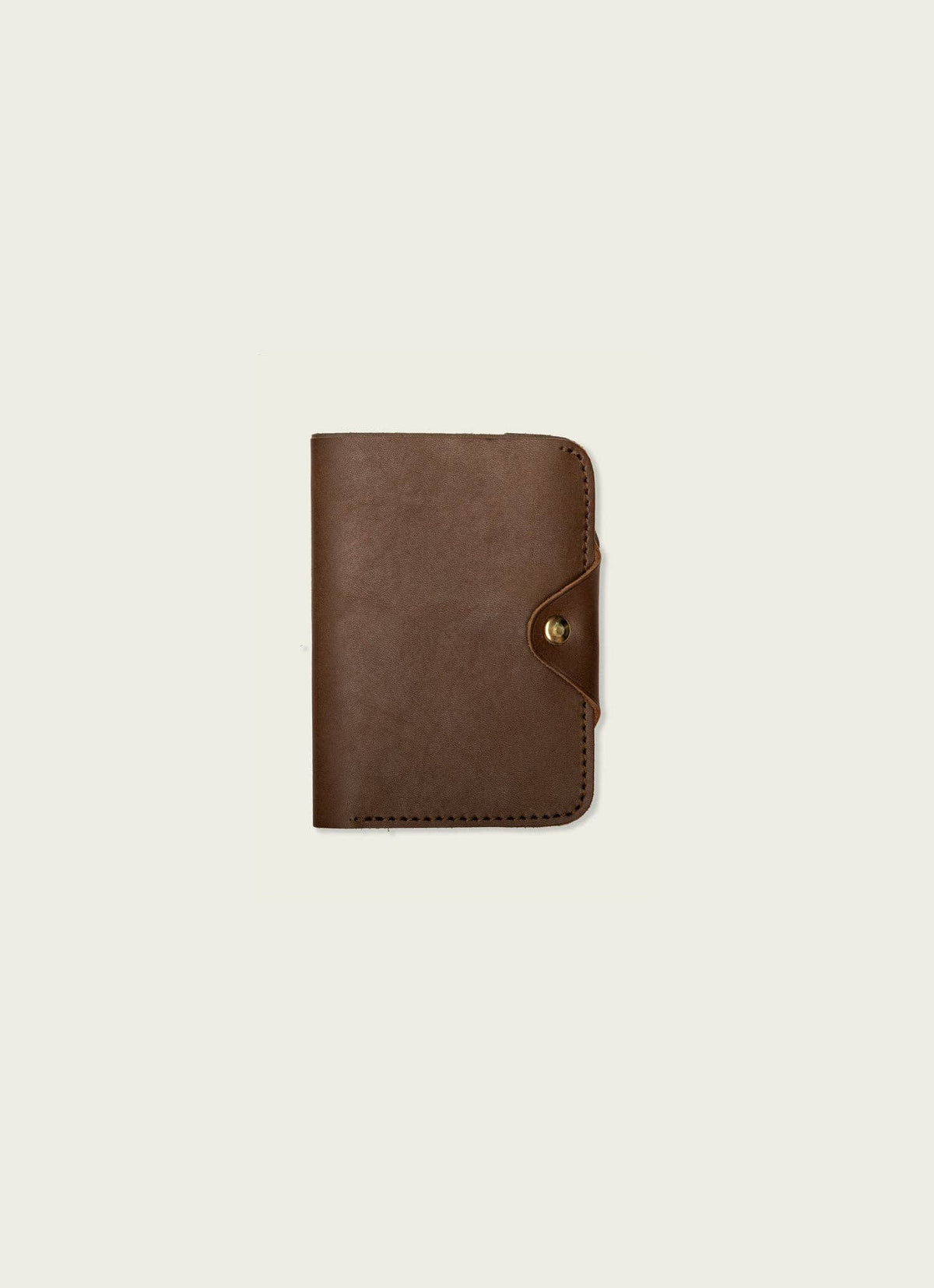 Leather Snap Passport Travel Wallet