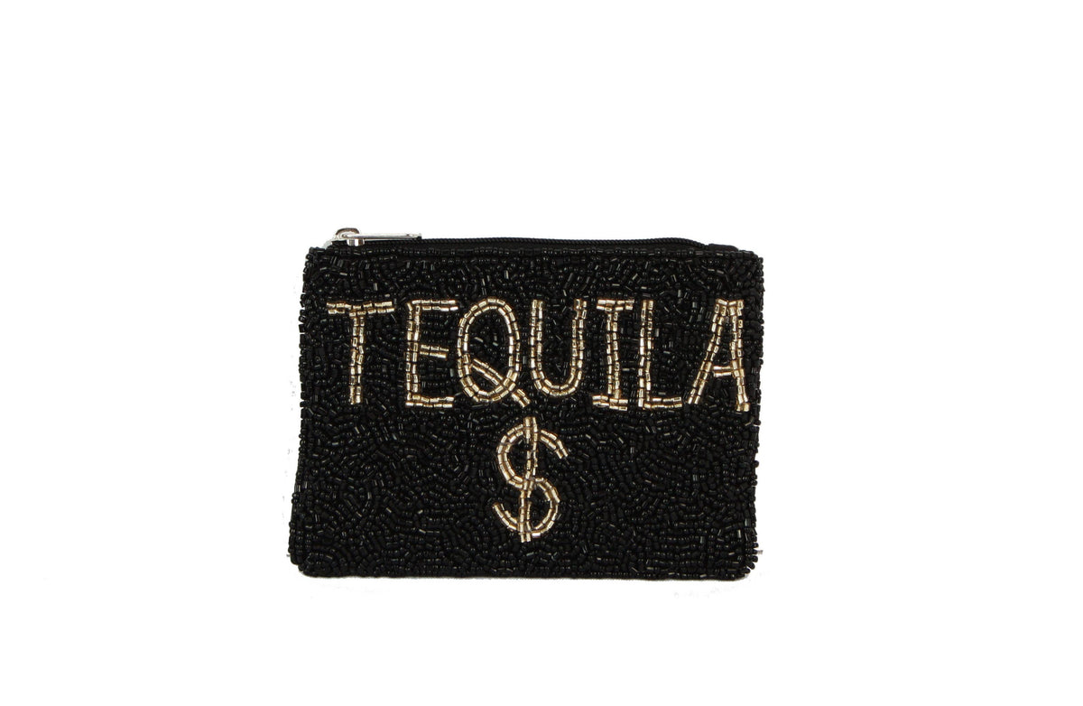 Tequila Beaded Coin Purse