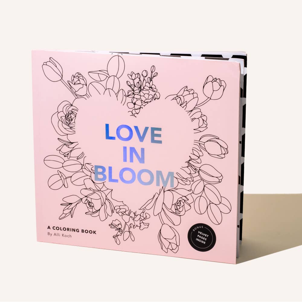 Love In Bloom Coloring Book