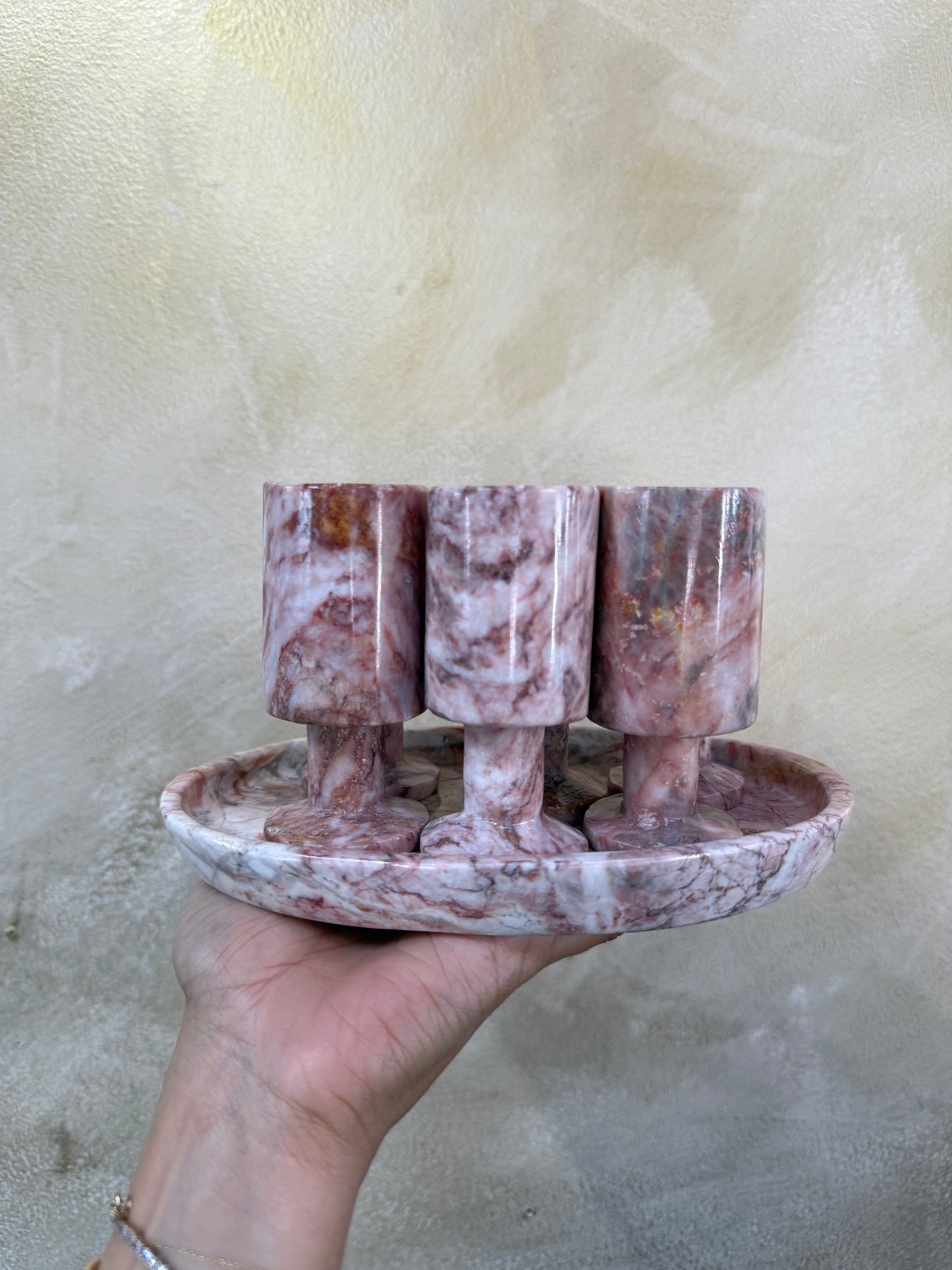 Marble Shot Glass Set (Tequileros)