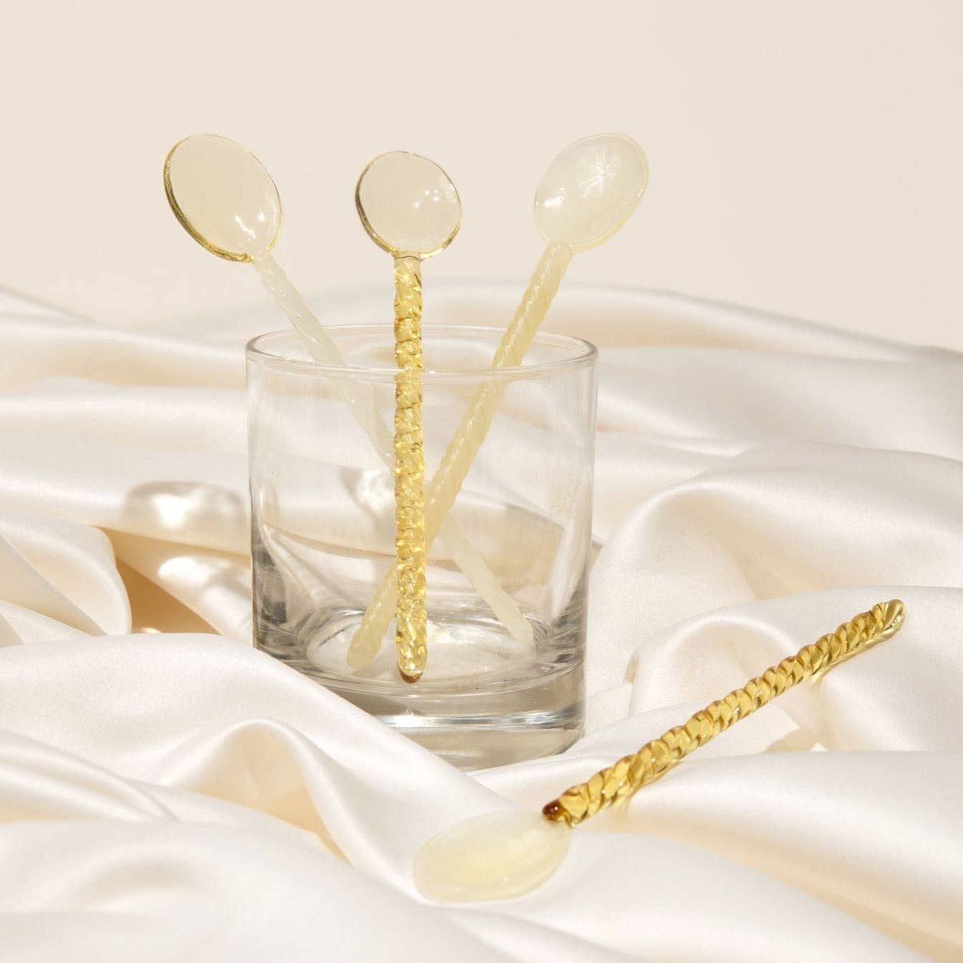 Glass Spoon Set x Linen Series
