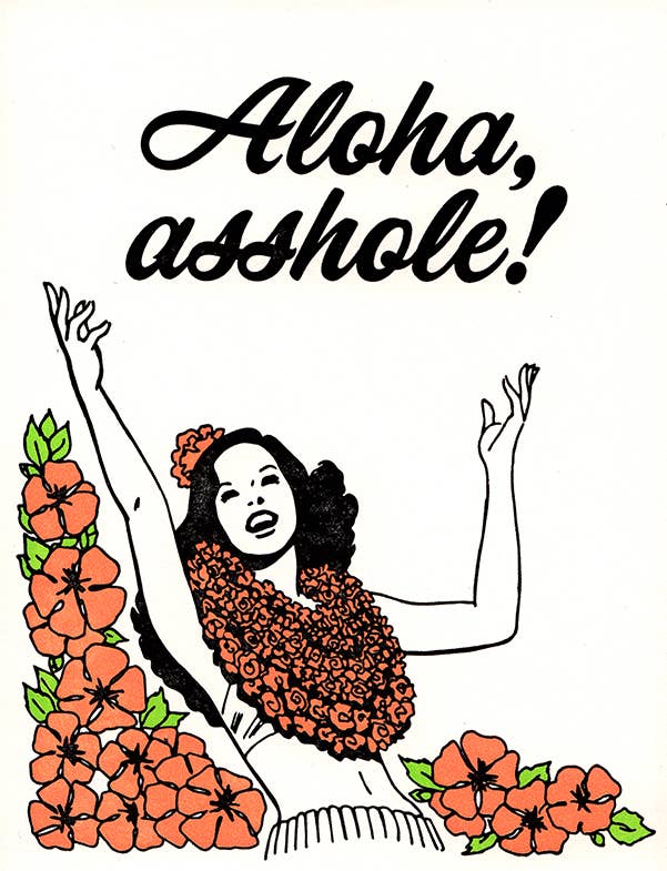 Aloha Greeting Card