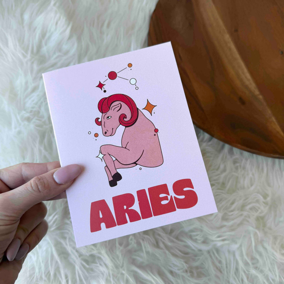 Aries Zodiac Greeting Card