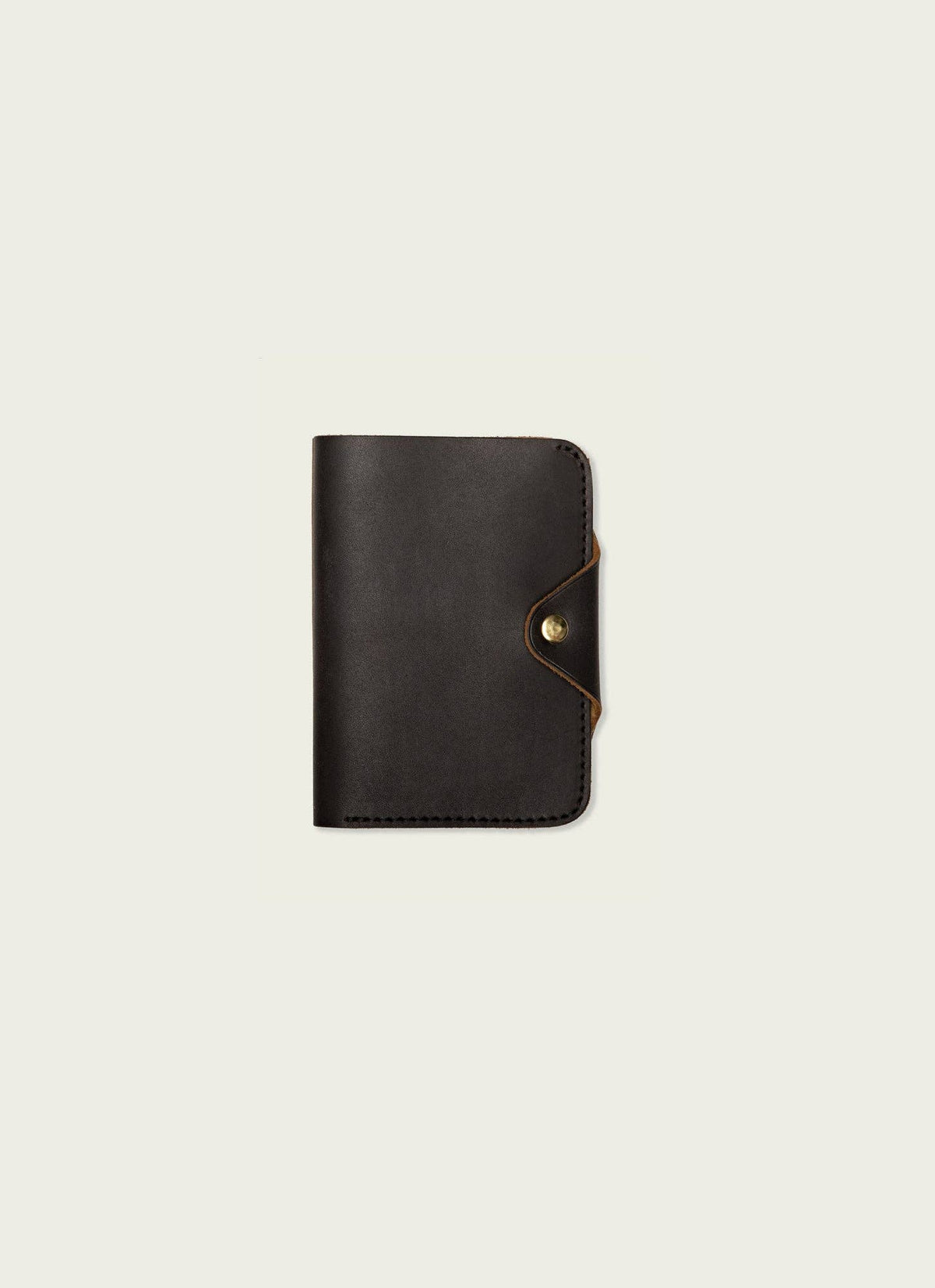 Leather Snap Passport Travel Wallet