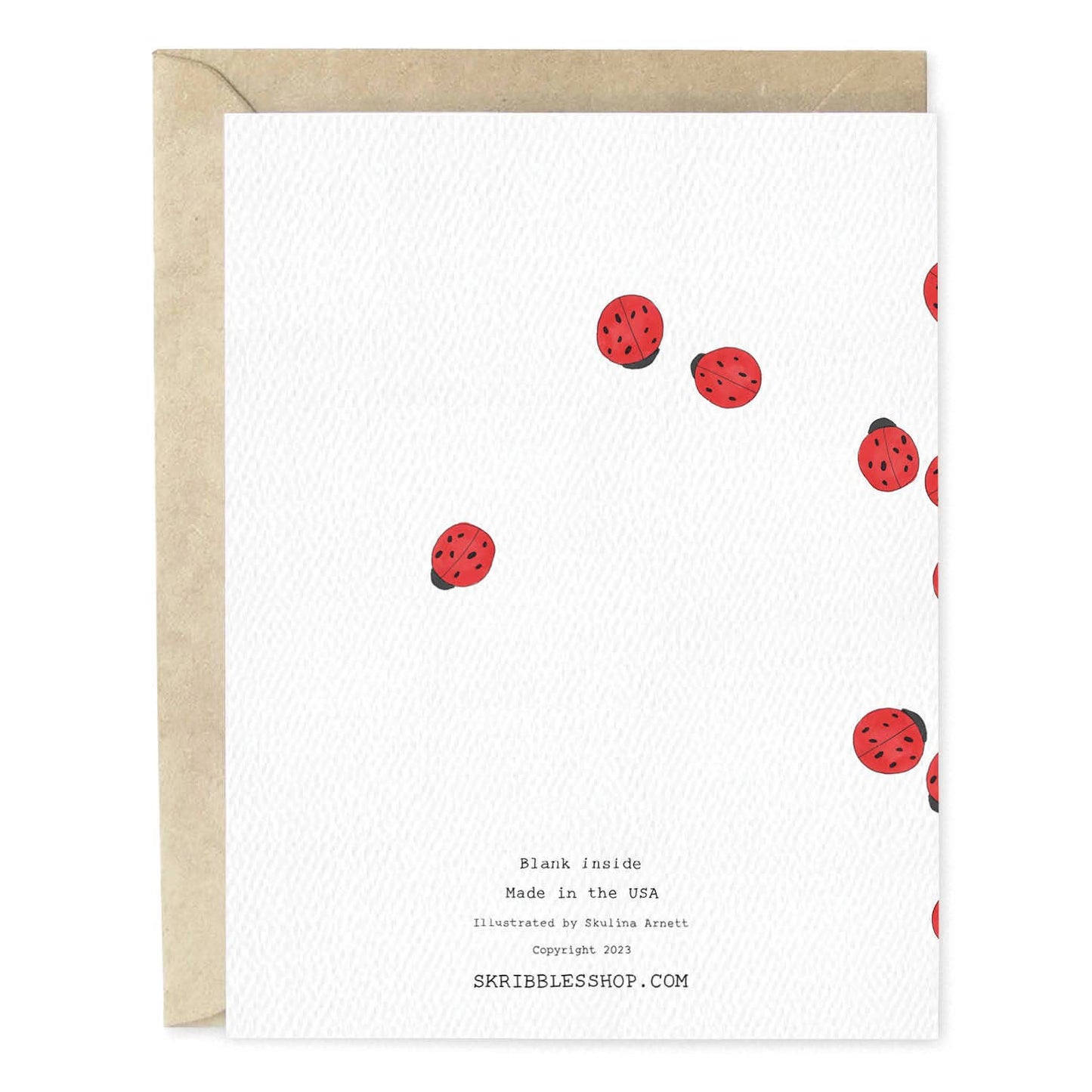Thanks A Million Ladybug Thank You Greeting Card