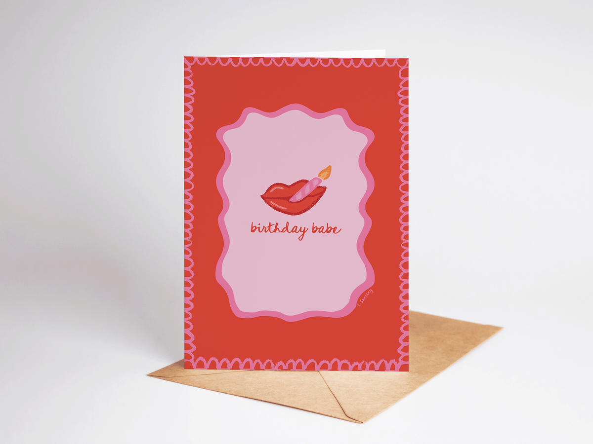 Birthday Babe Greeting Card