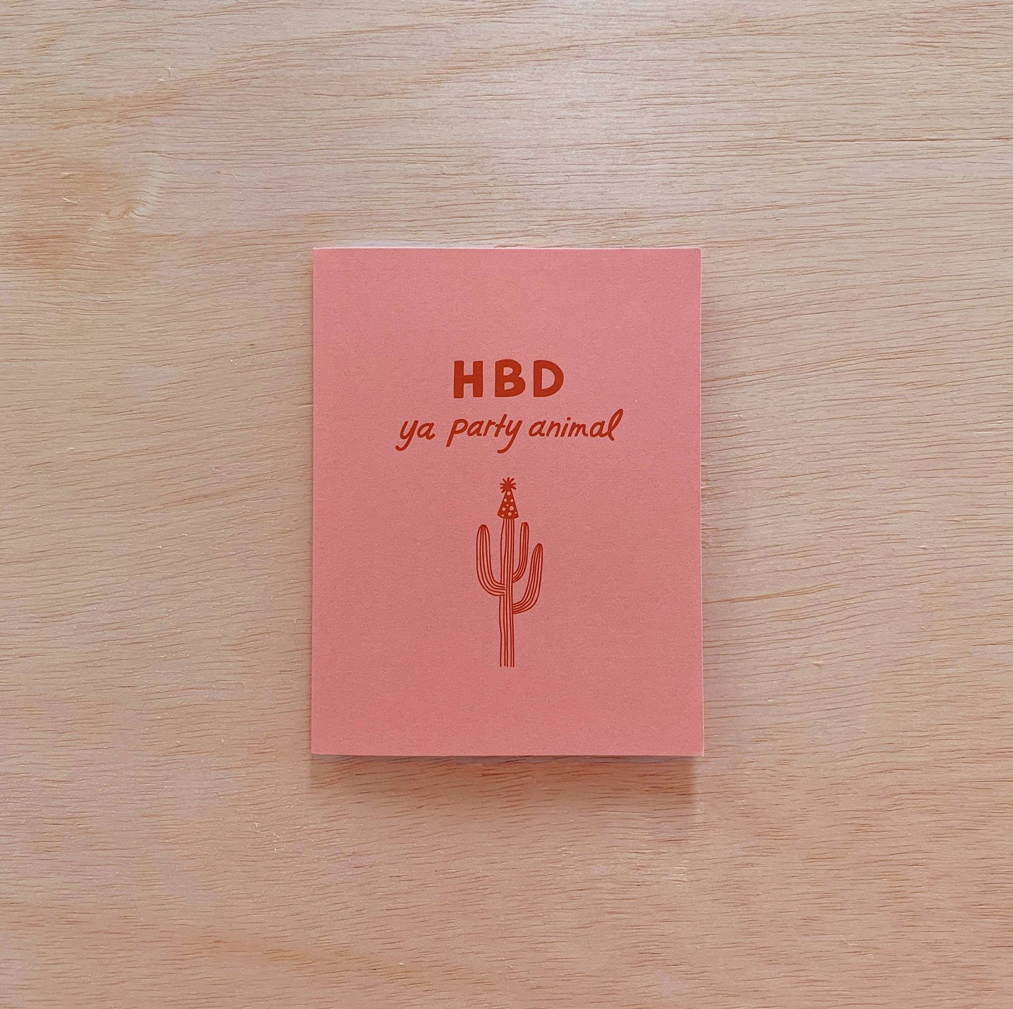 HBD Party Animal - Birthday Card