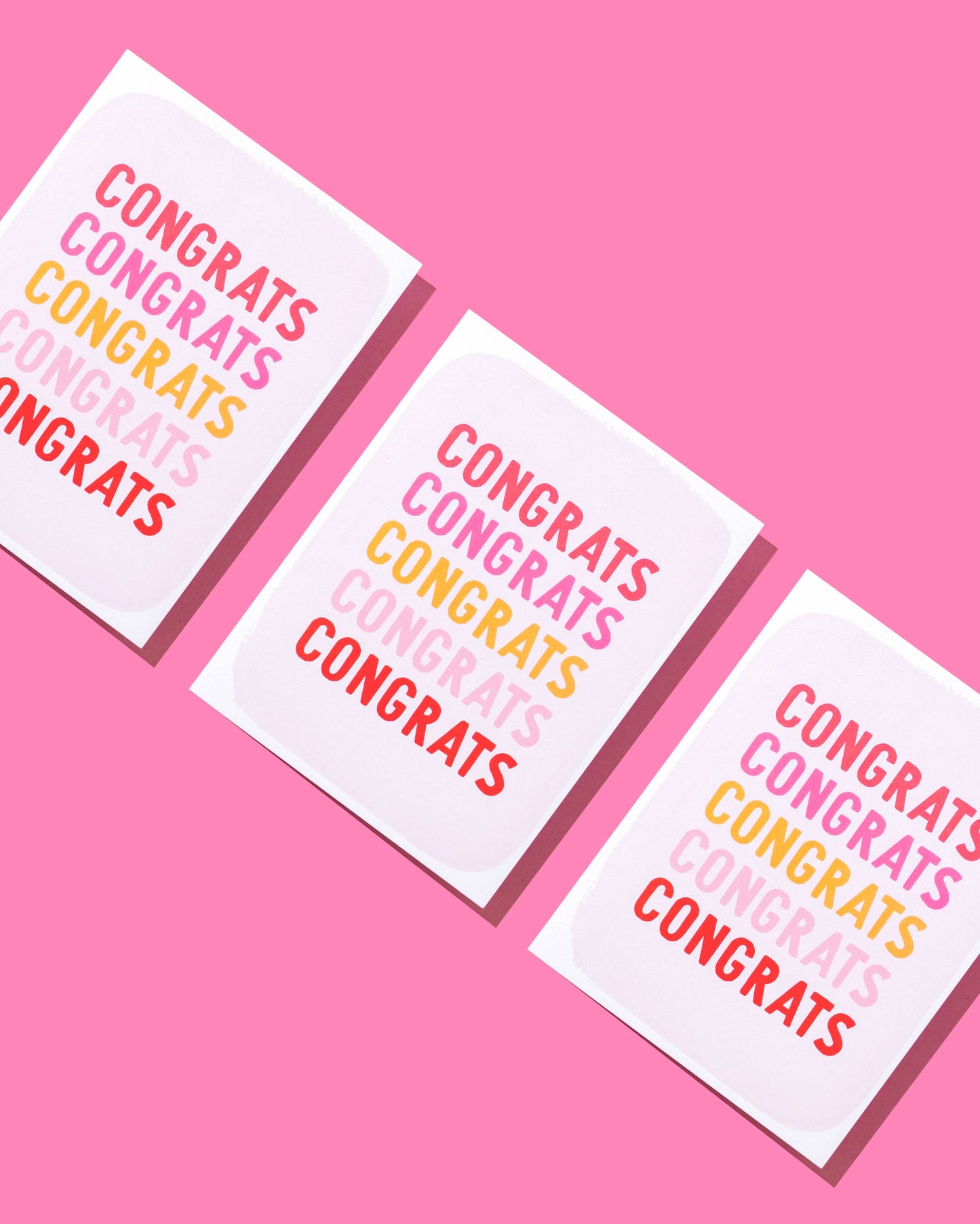 Ombre Congrats Greeting Card
