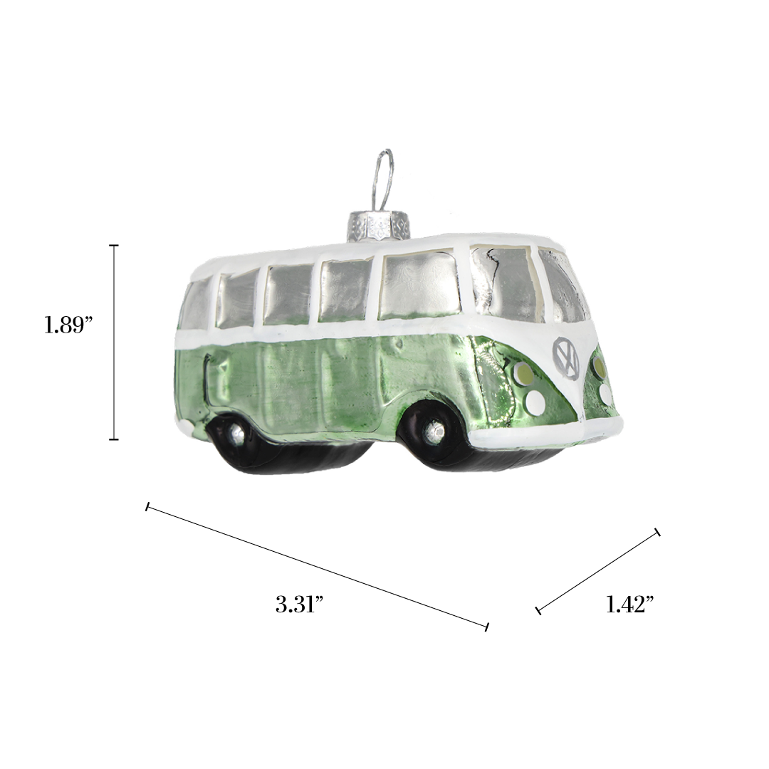 VW Green Van Ornament