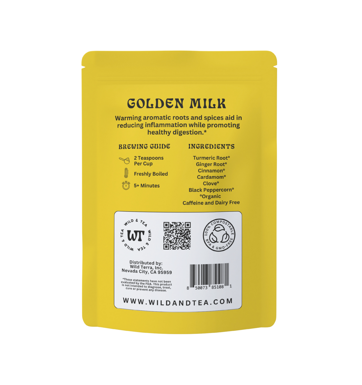 Golden Milk Herbal Tea