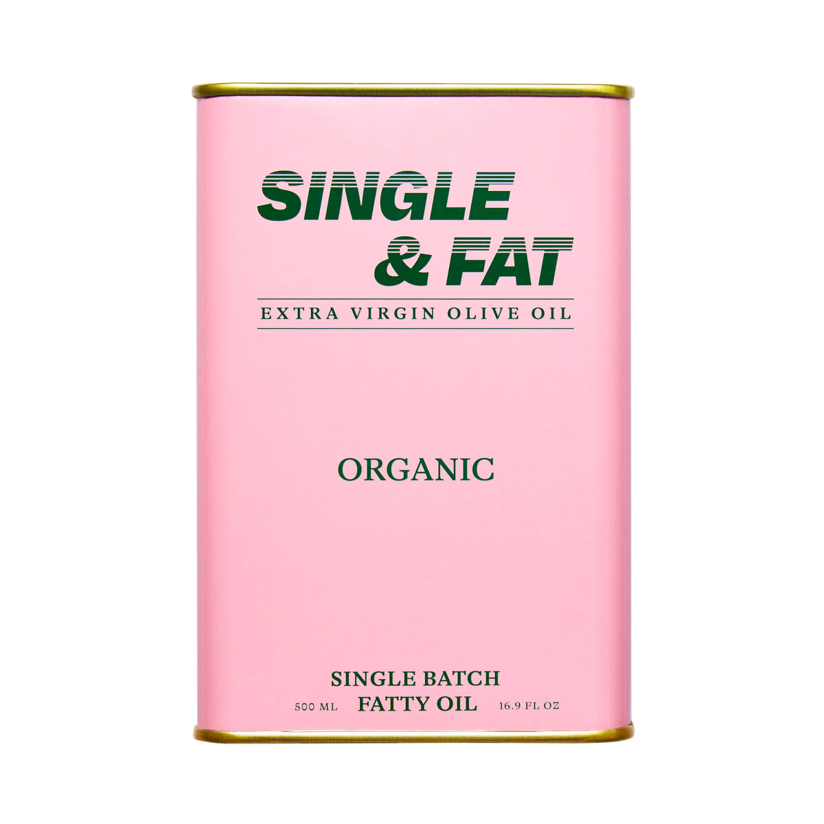 Single & Fat Organic Virgin Olive Oil