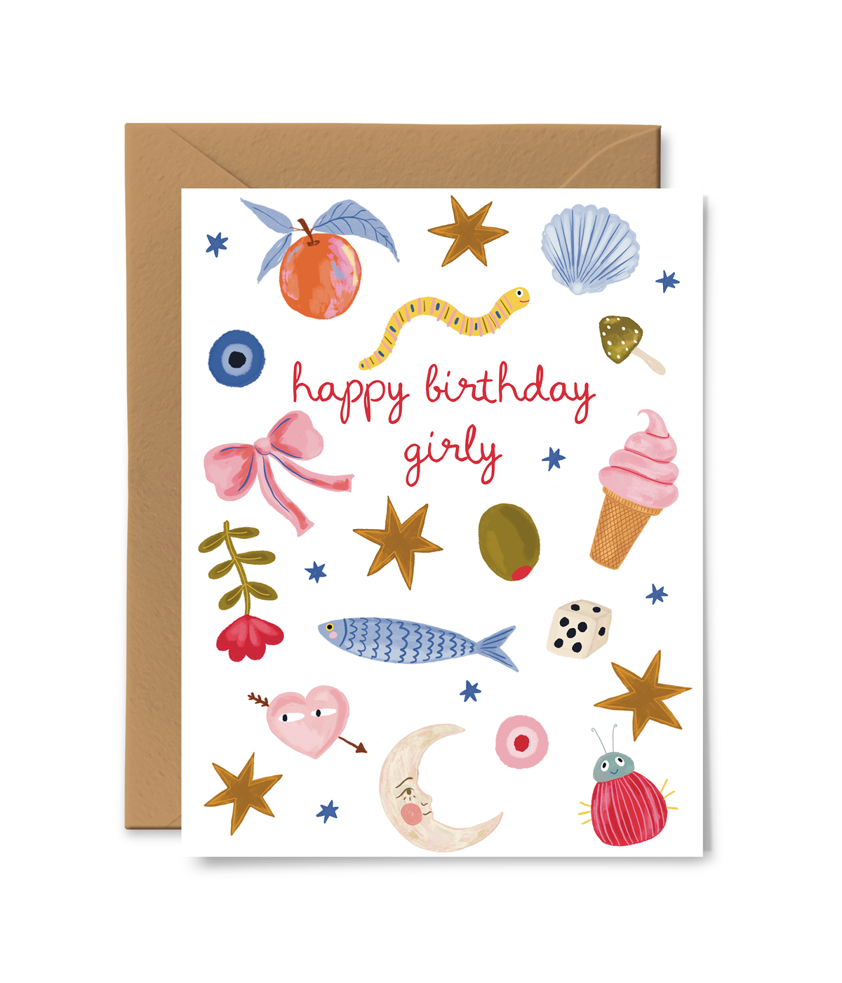 Happy Birthday Girly Card