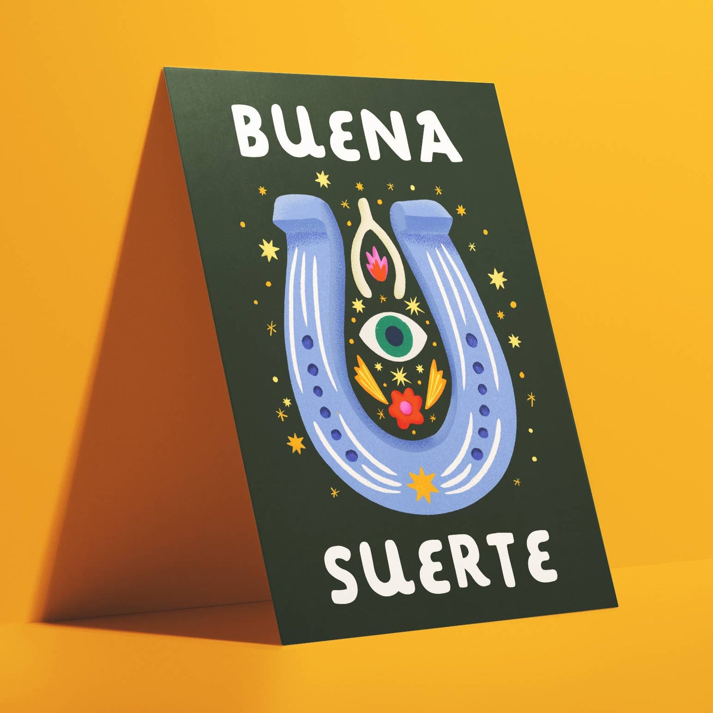 Buena Suerte Spanish Greeting Card
