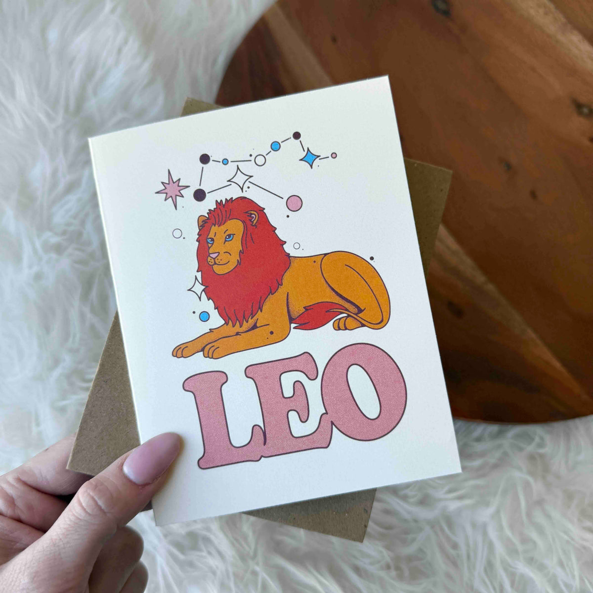 Leo Zodiac Greeting Card