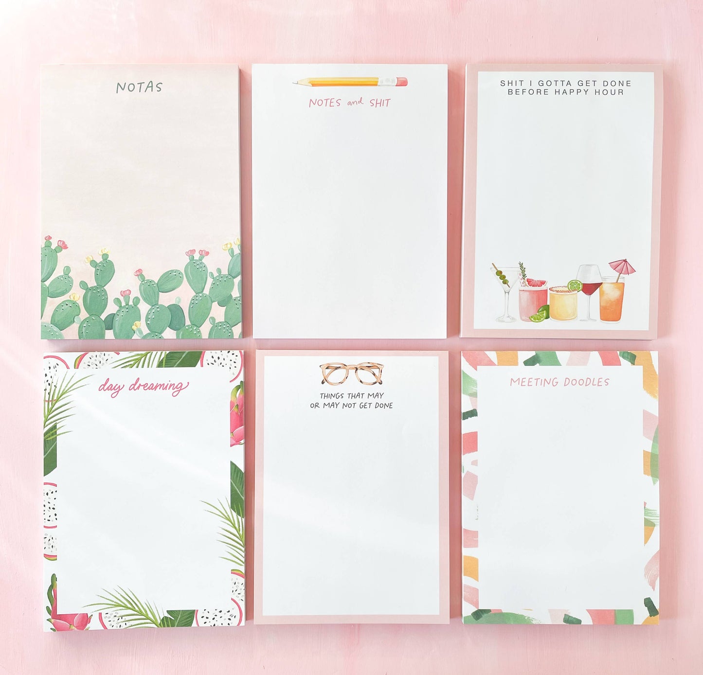 Spanish Notas Nopales Notepad