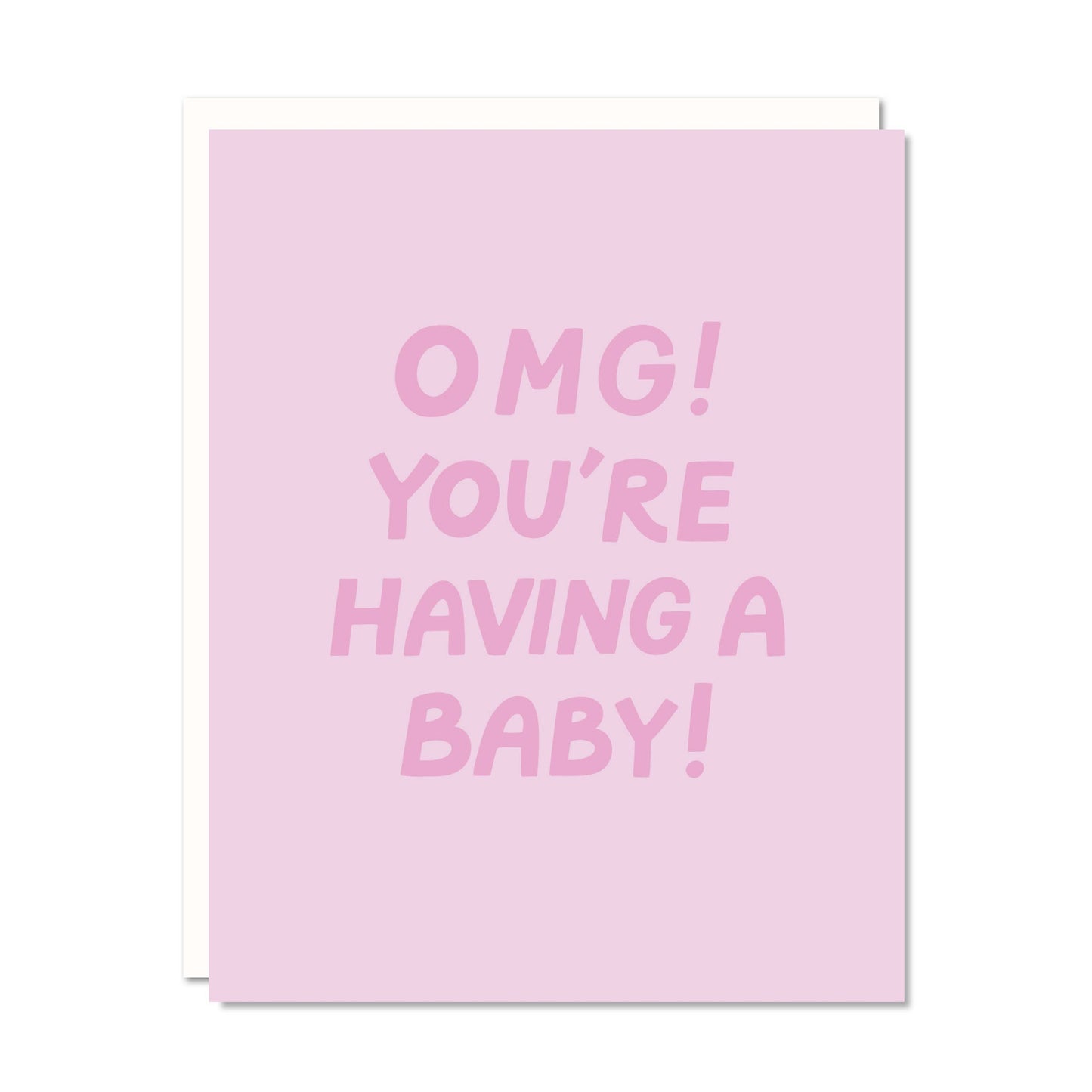 OMG Baby - Baby Shower Card