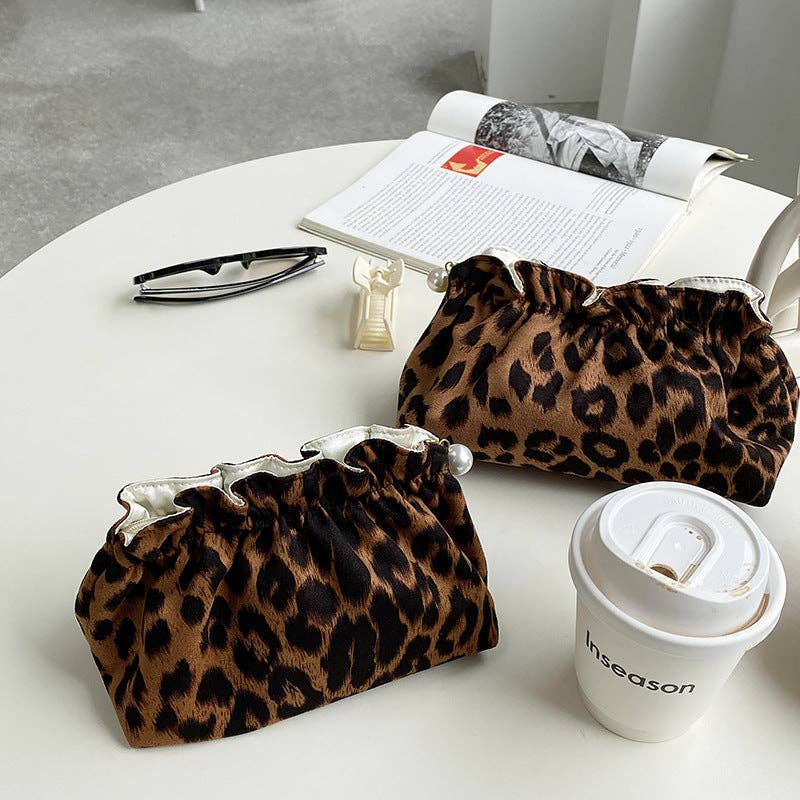 Leopard Print Cosmetic Bag