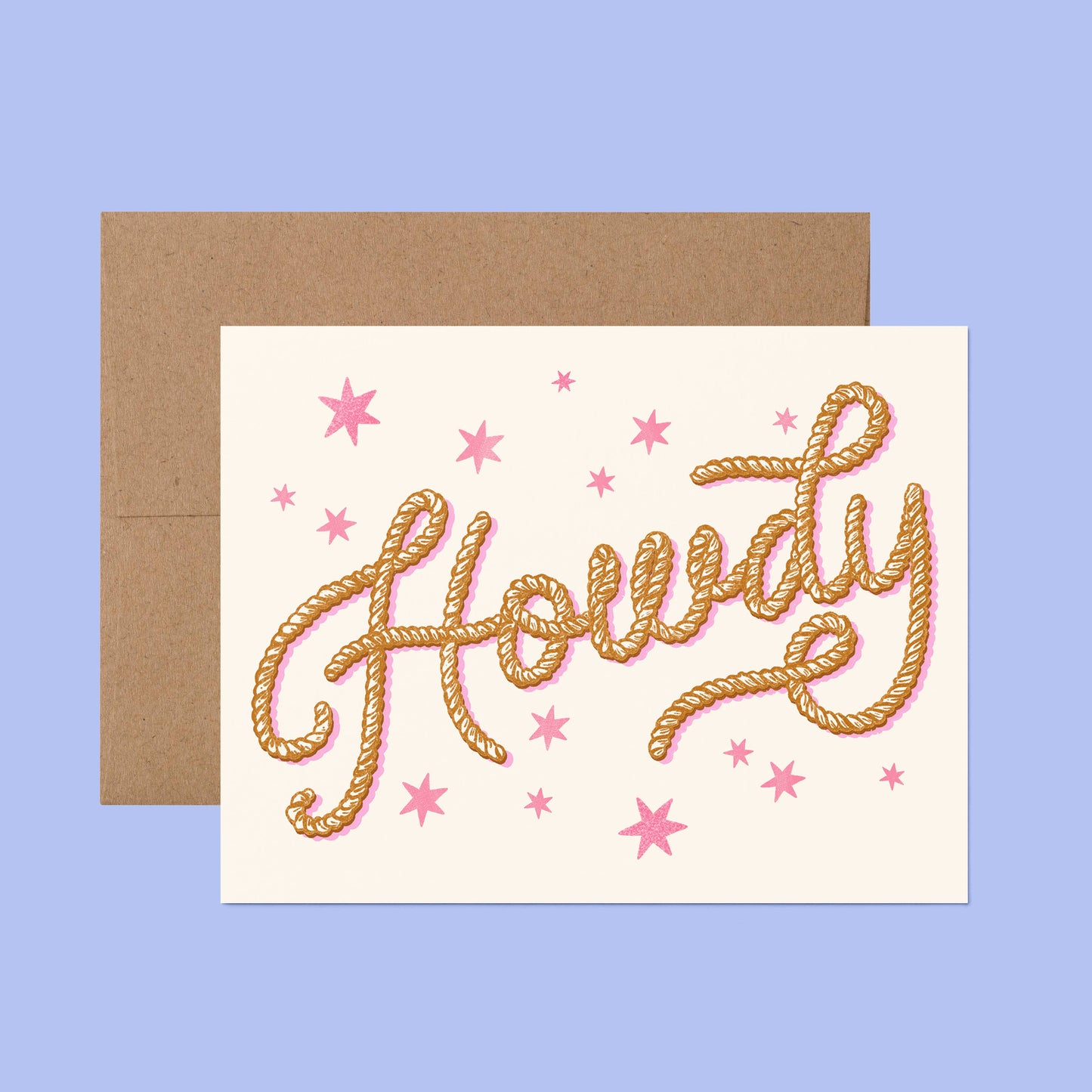Howdy - Cowgirl Rodeo Greeting Card