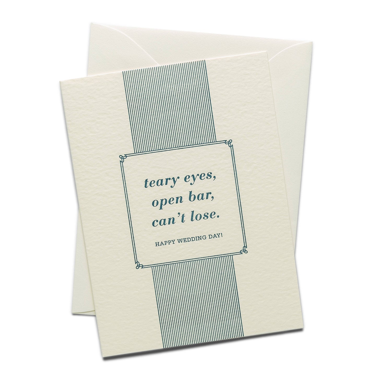 Open Bar | Letterpress Greeting Card | Love/Wedding