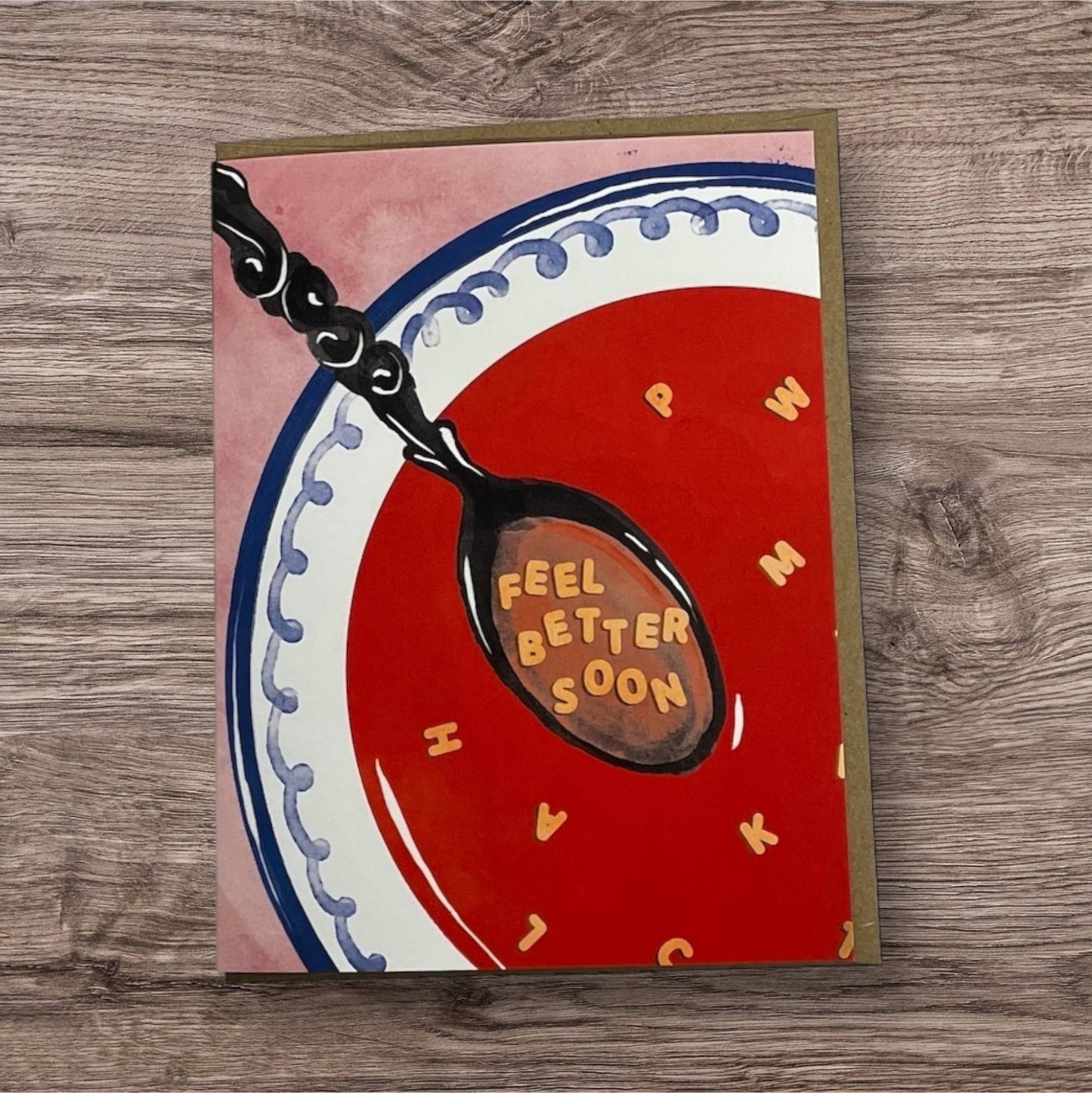 Feel Better Soup Greeting Card