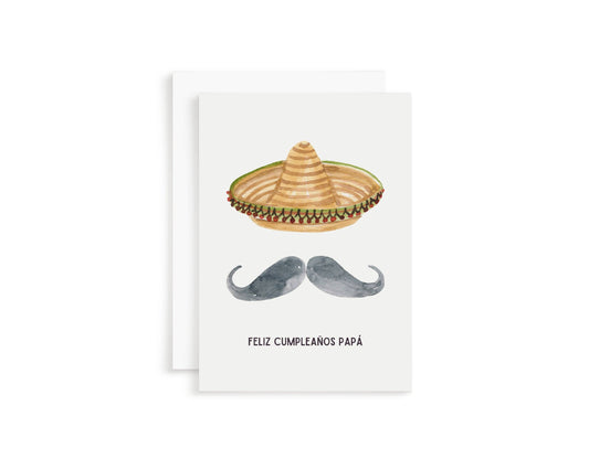 Feliz Cumpleaños Papa Birthday Card