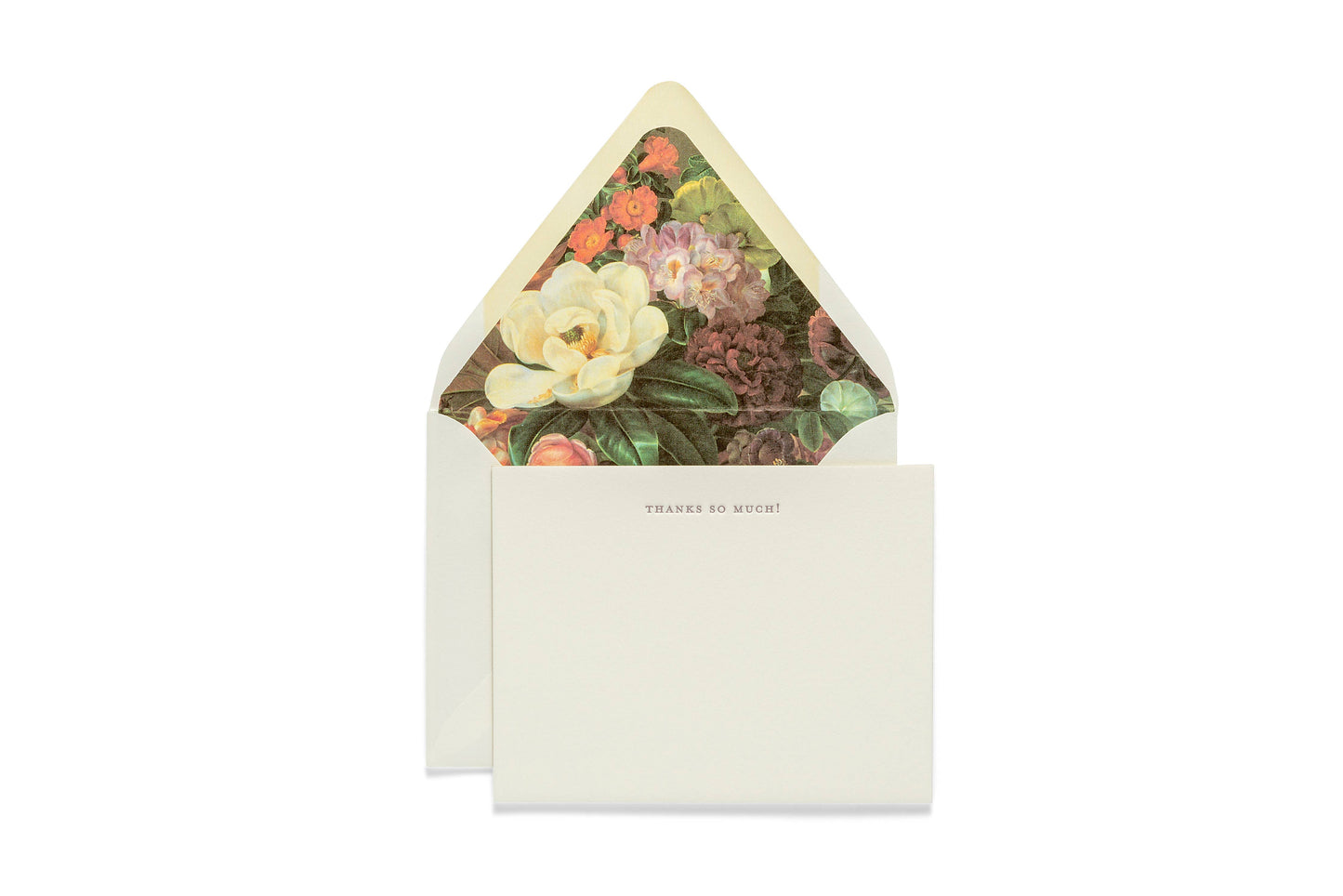 Fancy Pants Letterpress Flat Notecards - Thanks So Much