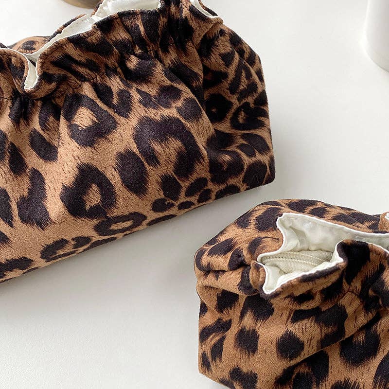 Leopard Print Cosmetic Bag