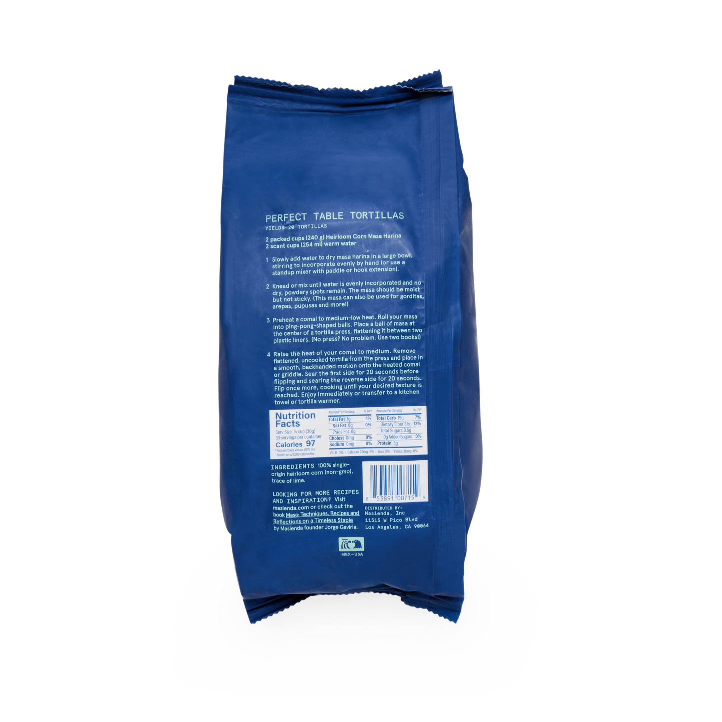 Masienda Blue Corn Masa Harina