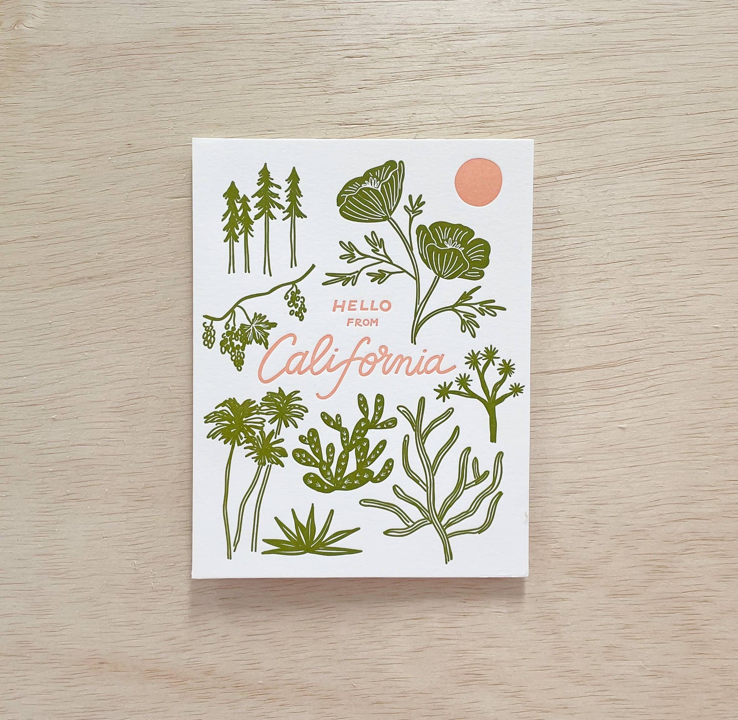Hello from California - Everyday Greeting Card
