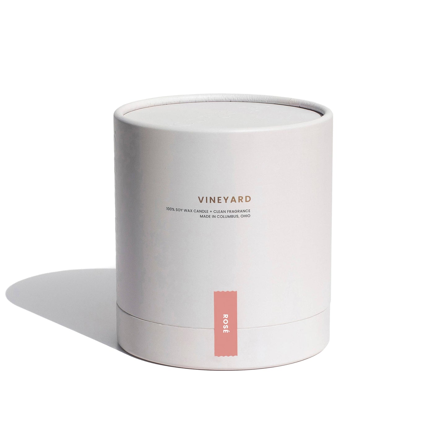 Rosé Wine-Inspired Soy Candle in Reusable Glass