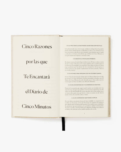 El Diario de cinco minutos - Spanish Five Minute Journal