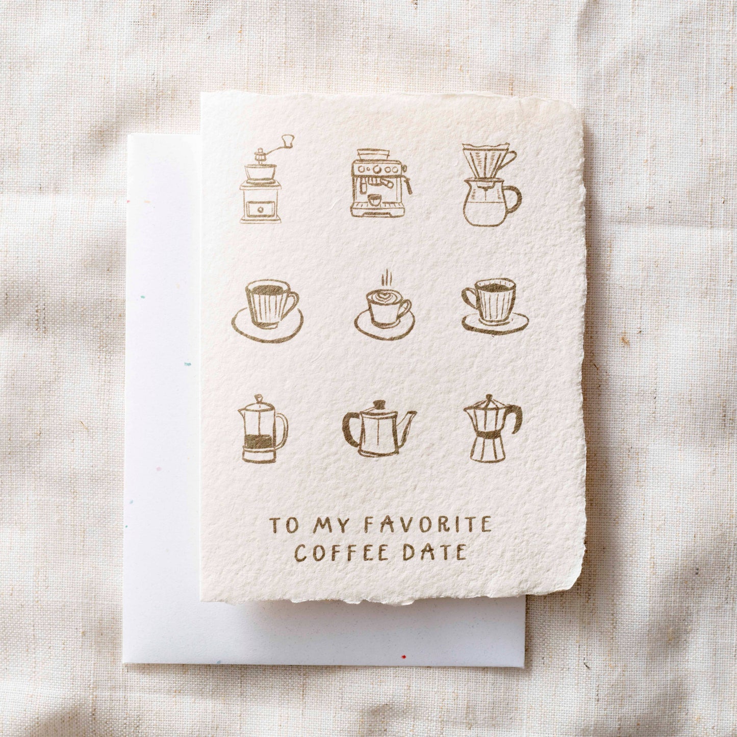 To my favorite coffee date card