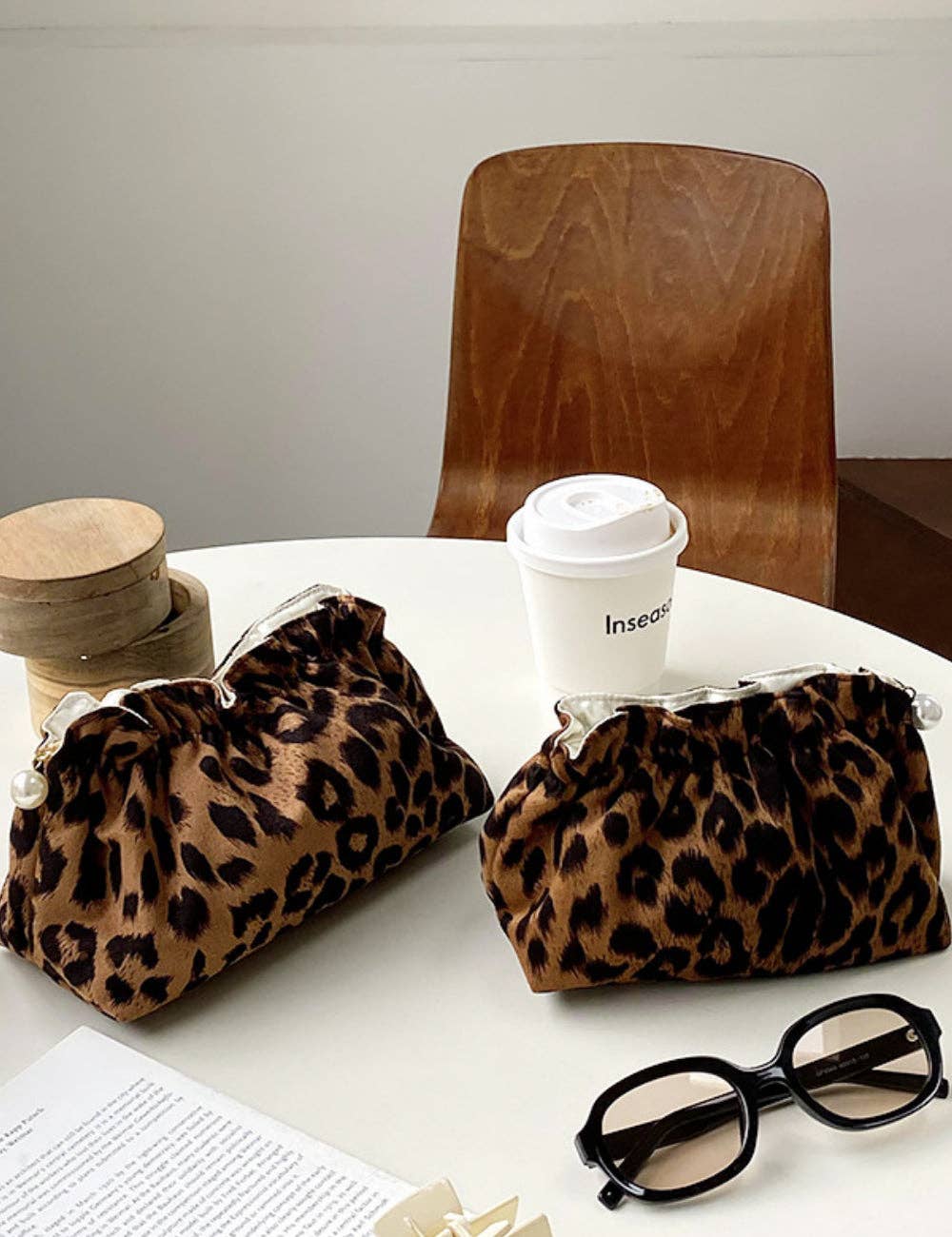 Leopard Print Cosmetic Bag