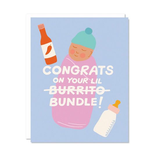 Burrito Bundle - New Baby Card