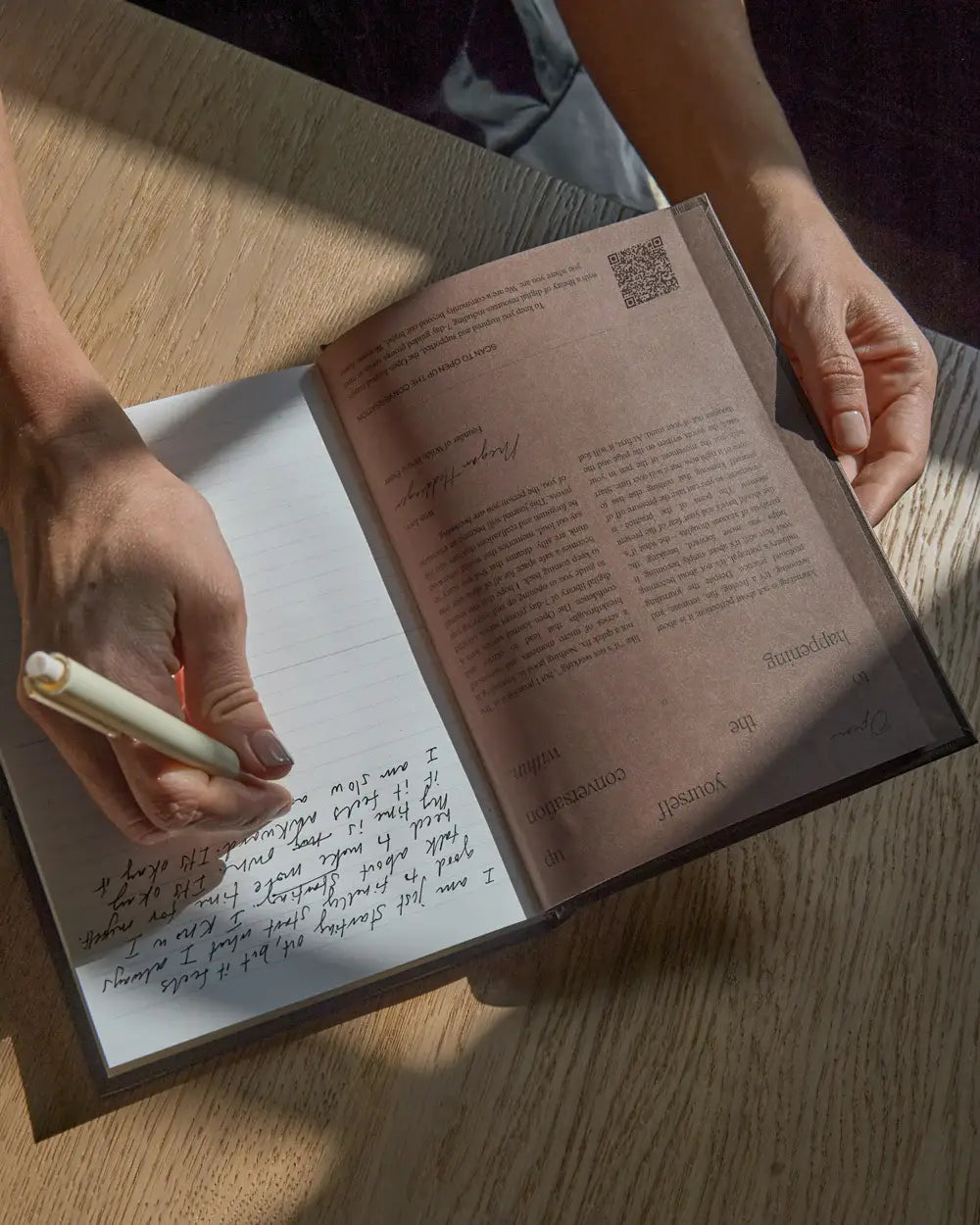 Open Journal in Brown (Wilde)