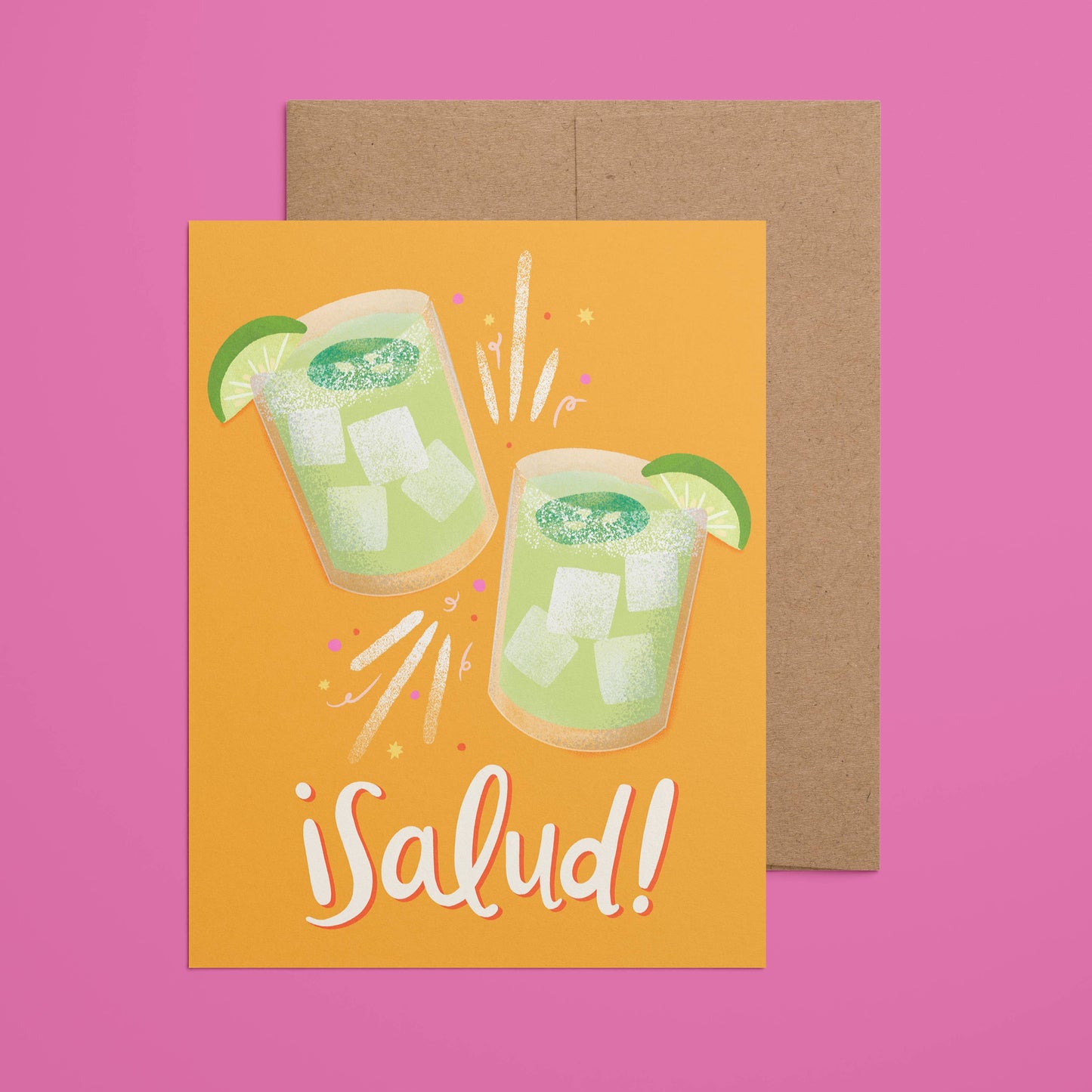 Salud! - Spanish Graduation Greeting Card - Margarita
