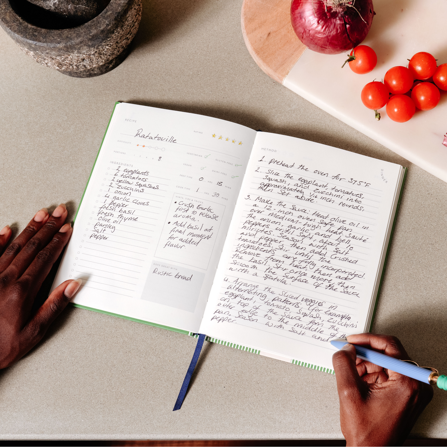 Guided Recipe Journal