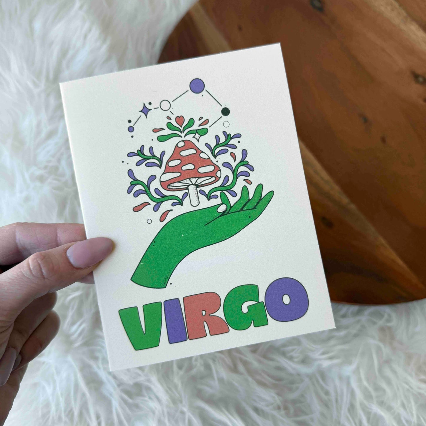 Virgo Zodiac Greeting Card