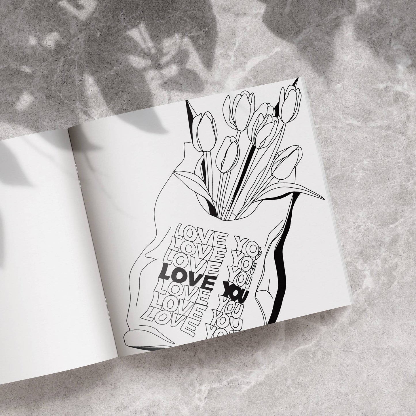 Love In Bloom Coloring Book