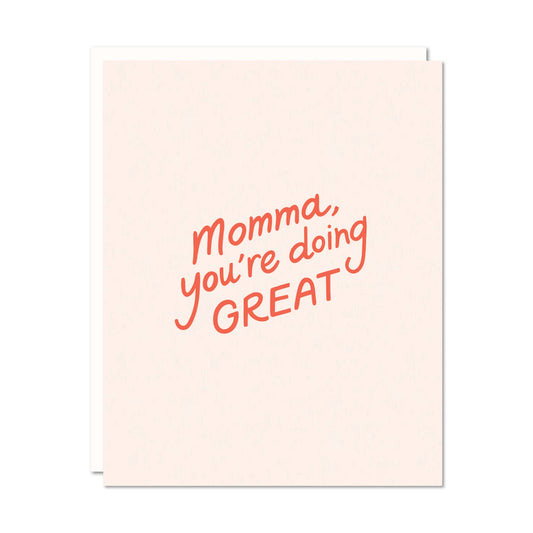 Momma - Encouragement Mother's Day New Mom Card