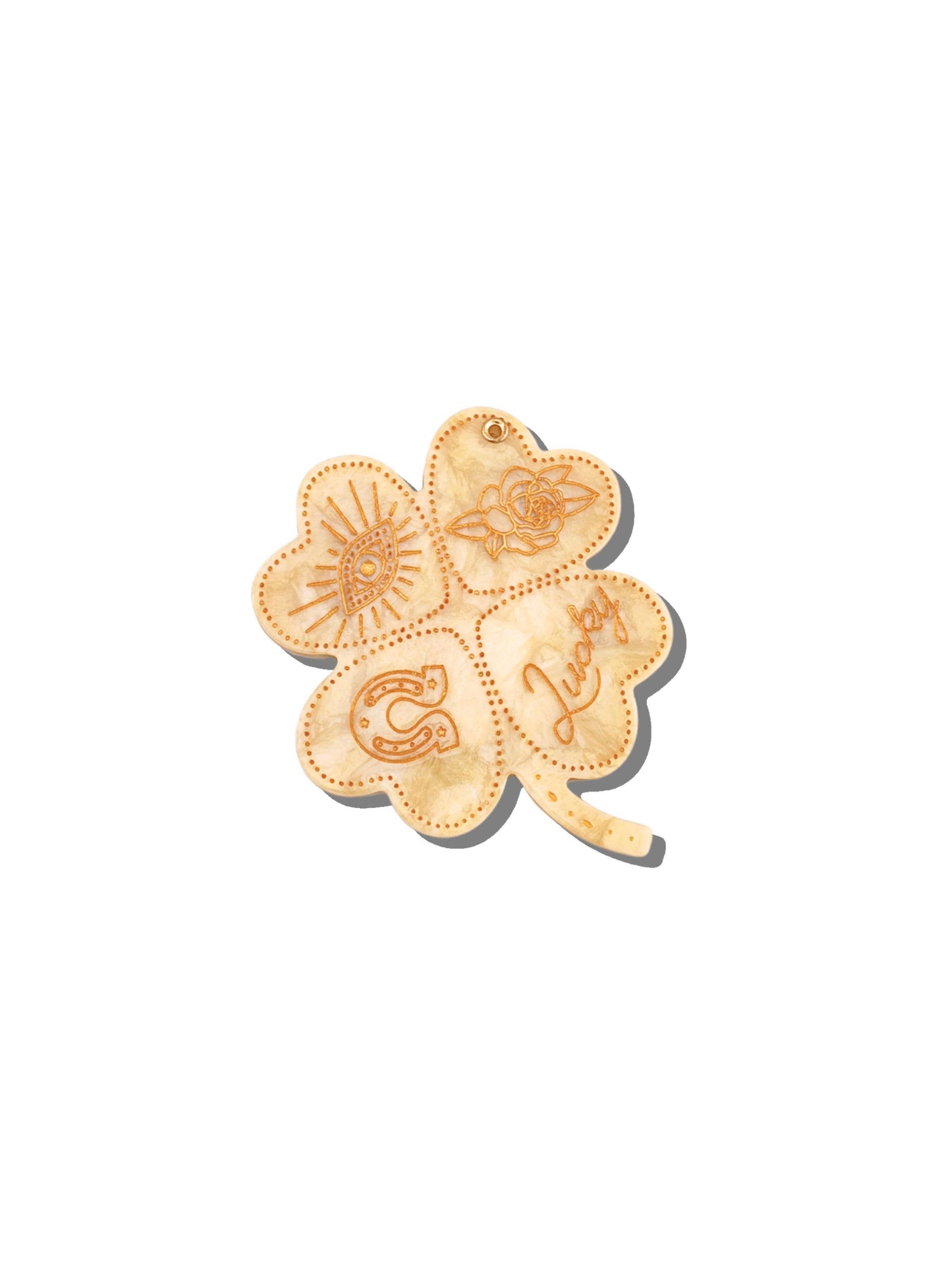 Lucky Clover Compact Mirror