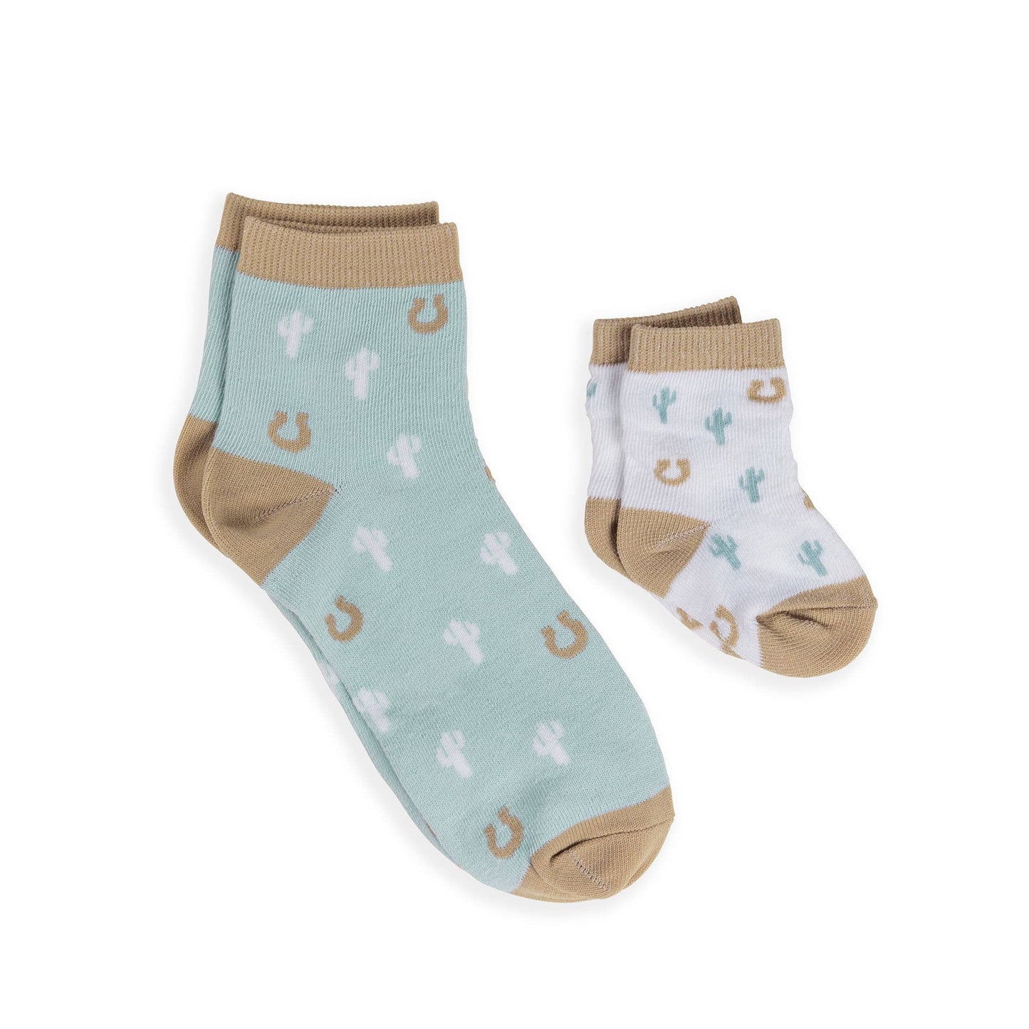 Mama & Me Socks Set - Howdy Partner Blue