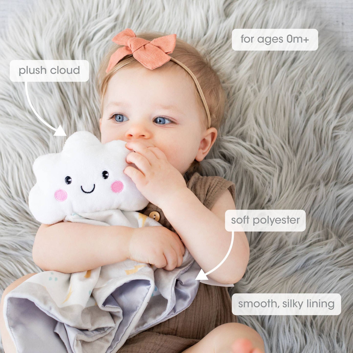 Cloud Baby Lovey Blanket