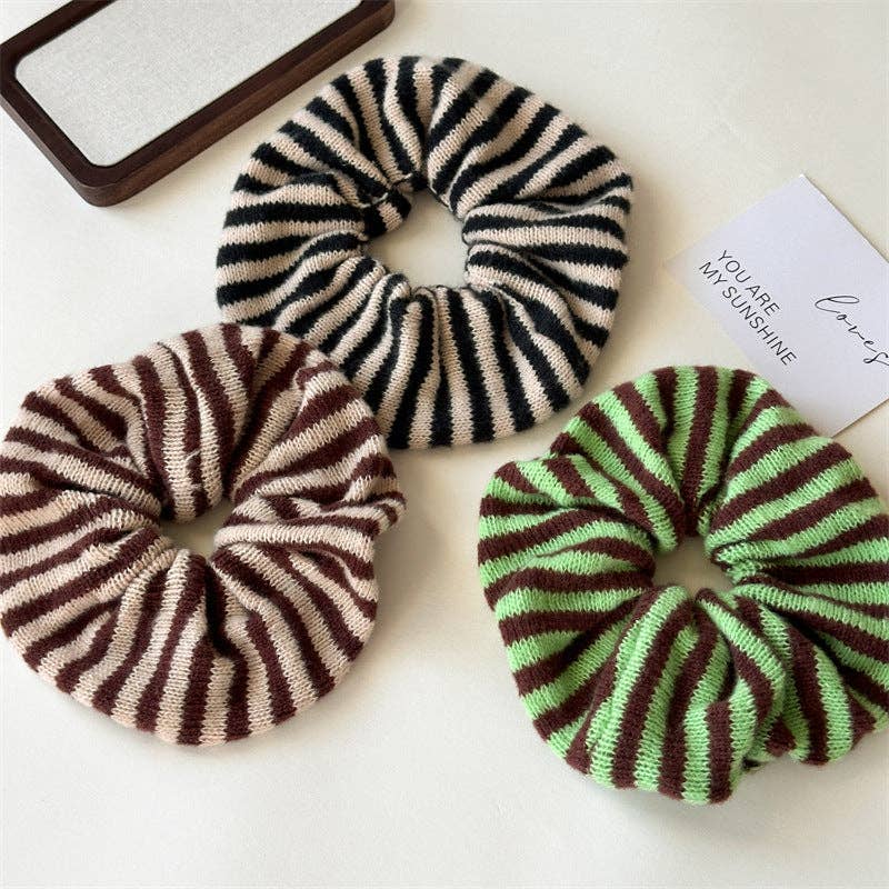 Brown Hair Tie Scrunchie